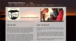 Desktop Screenshot of globalvillageministries.org